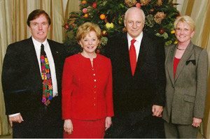 GCSI Vice President, Virginia Dickinson with GCSI client